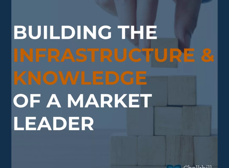 Building The Infrastructure & Knowledge Of A Market Leader