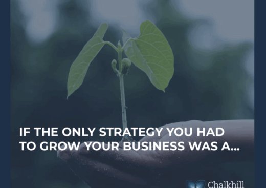 If the only strategy you had to grow your business was a …